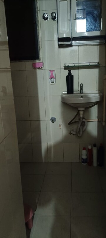Bathroom in 2 BHK Apartment at Royal Palms Garden View, Goregaon East – for Rent