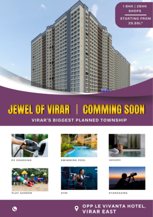 Plot Area in 1 BHK Apartment at AV Pearl, Ekvira Darshan – for Sale