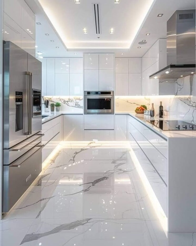 Kitchen, igi airport area 3 Bedroom 1000 Sq.Ft. Apartment In Igi Airport Area Delhi 8406205