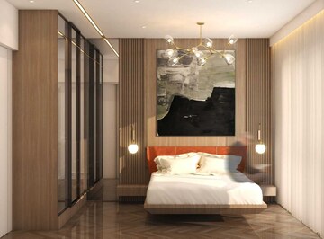 Bedroom in 2 BHK Apartment at M Raveshia Aryana Heights, Ghatkopar East – for Sale