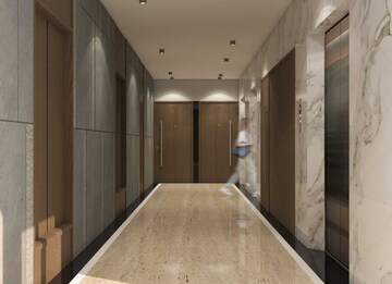 Building Lobby in 2 BHK Apartment at M Raveshia Aryana Heights, Ghatkopar East – for Sale