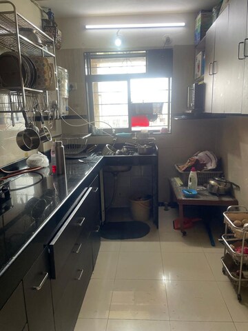 Kitchen in 3 BHK Apartment at Chembur Heights, Chembur – for Rent