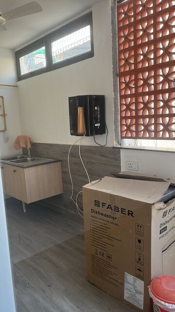 Kitchen in 3 BHK Builder Floor at Green Park – for Rent