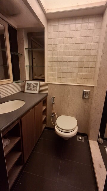 Bathroom in 3 BHK Apartment at Satguru Dhrishti, Khar West – for Rent
