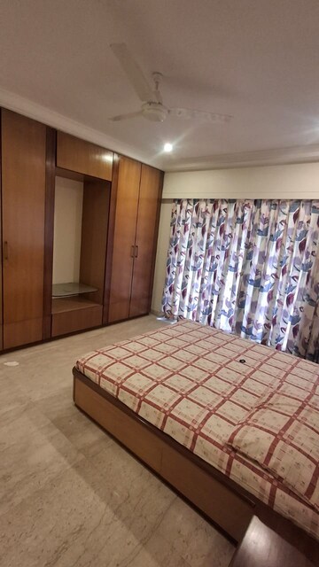 Bedroom in 3 BHK Apartment at Satguru Dhrishti, Khar West – for Rent