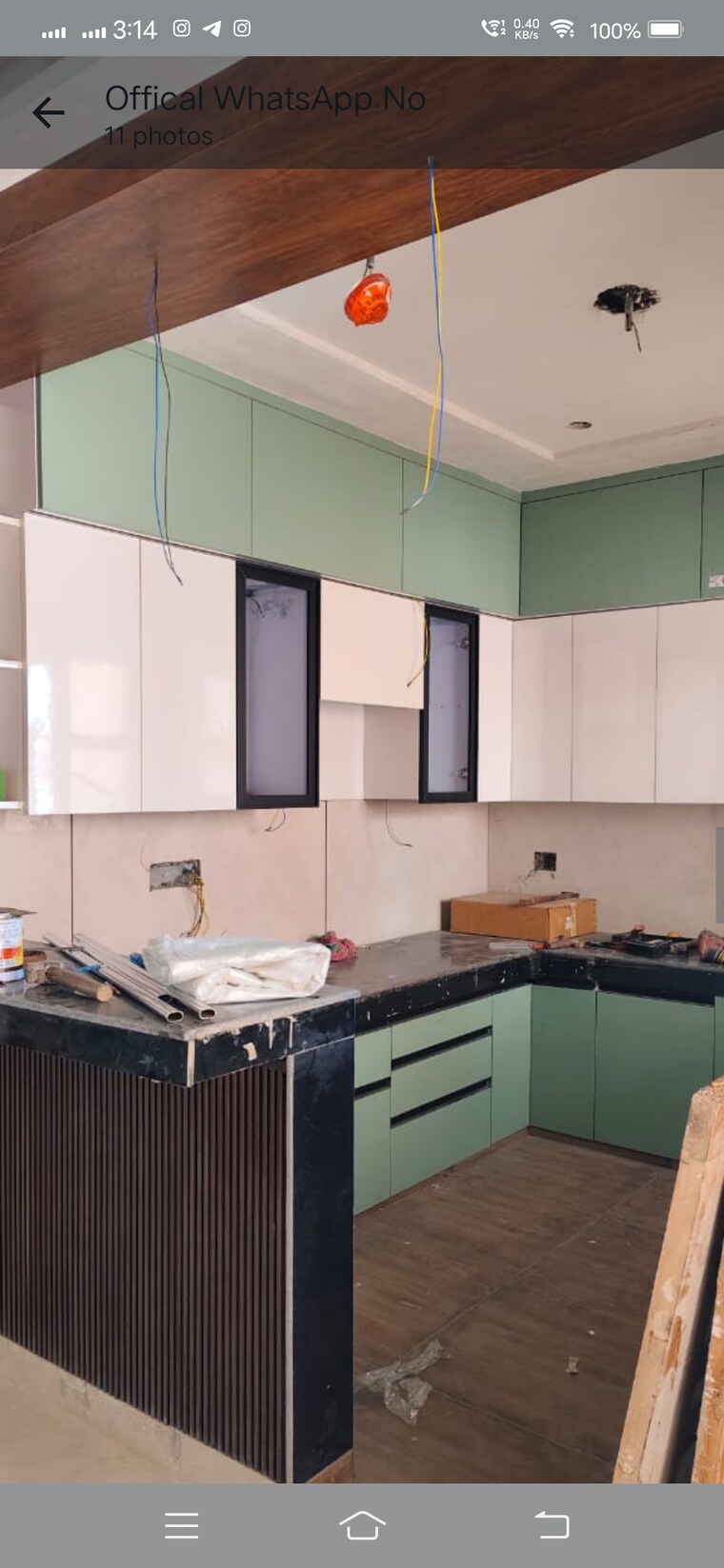 Kitchen, upavp-ganga-yamuna-and-hindon-enclave 2.5 Bedroom 1255 Sq.Ft. Apartment In Pratap Vihar Ghaziabad 8406765