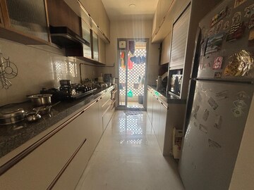 Kitchen in 3 BHK Apartment at Piramal Vaikunth, Balkum Pada – for Rent