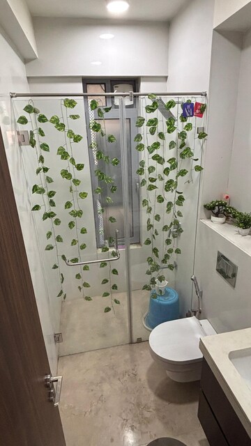 Bathroom in 2 BHK Apartment at Piramal Vaikunth, Balkum Pada – for Rent