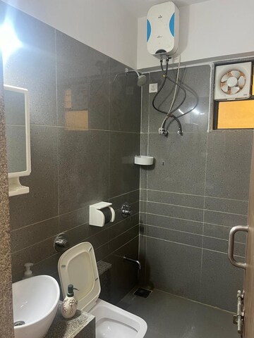 Bathroom in 3 BHK Apartment at Gala Orchid Sky, Shela – for Rent