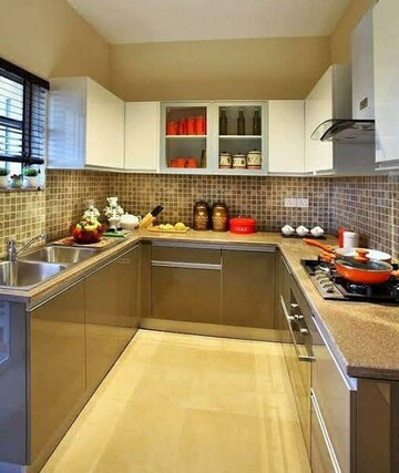 Kitchen in 2 BHK Apartment at Vijay Garden, Ghodbunder Road – for Sale