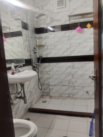 Bathroom in 4 BHK Apartment at Surya CGHS, Sector 43 – for Rent