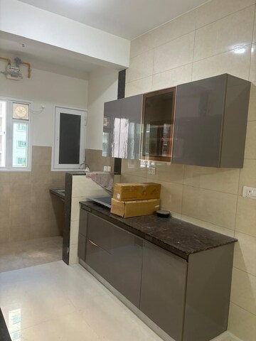Kitchen in 2.5 BHK Apartment at LnT Raintree Boulevard, Hebbal – for Rent