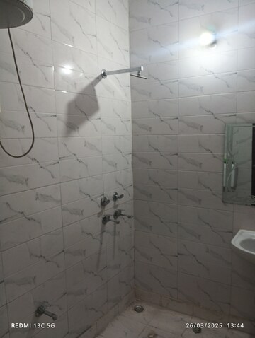 Bathroom in 2 BHK Builder Floor at Shalimar Garden Extension I – for Rent