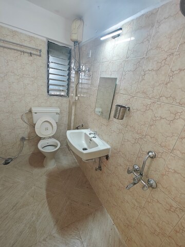 Bathroom in 3 BHK Apartment at Sagar Darshan Towers, Nerul – for Rent