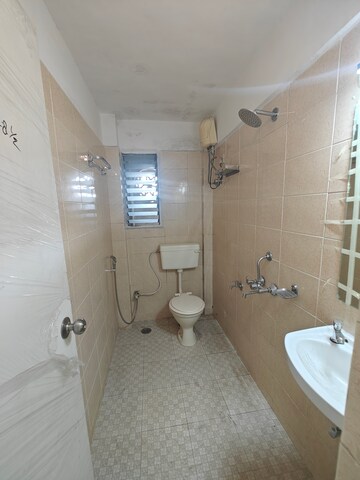 Bathroom in 3 BHK Apartment at Sagar Darshan Towers, Nerul – for Rent