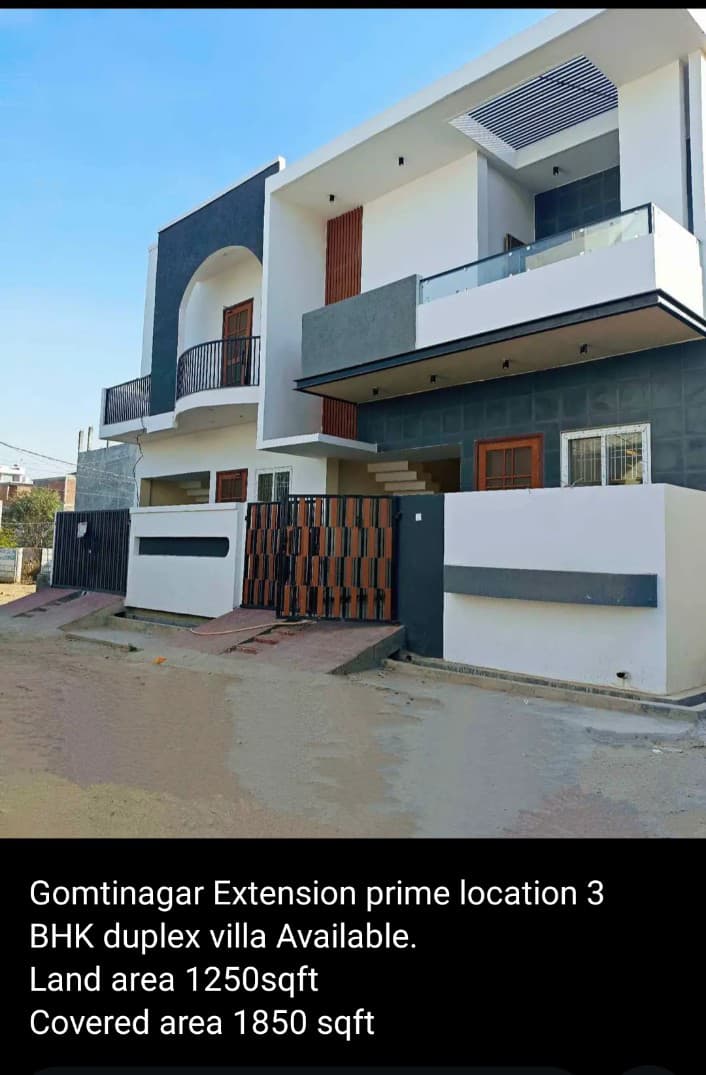 3 BHK + Pooja Room,Study Room,Extra Room Independent House For Sale in Gomtinagar Extension Amit