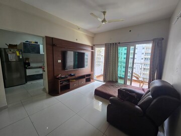 Living Room in 3 BHK Apartment at LnT Raintree Boulevard, Hebbal – for Rent