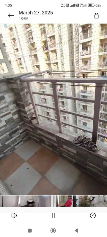 Balcony in 2 BHK Apartment at Vasu Fortune Residency, Raj Nagar Extension – for Rent