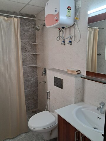 Bathroom in 3 BHK Apartment at Omaxe Royal Residency Faridabad, Sector 79 – for Rent