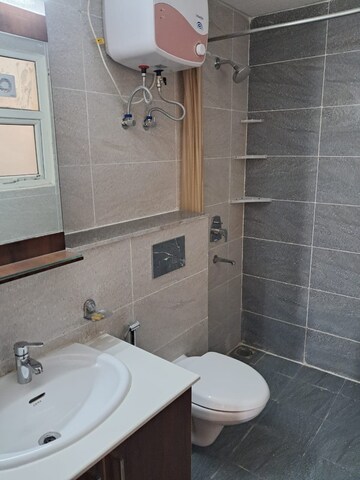 Bathroom in 3 BHK Apartment at Omaxe Royal Residency Faridabad, Sector 79 – for Rent
