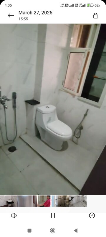 Bathroom in 2 BHK Apartment at Vasu Fortune Residency, Raj Nagar Extension – for Rent