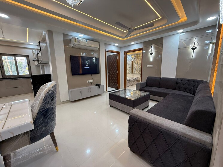 Living Room, mansarovar 3 Bedroom 1520 Sq.Ft. Apartment In Mansarovar Jaipur 8407496