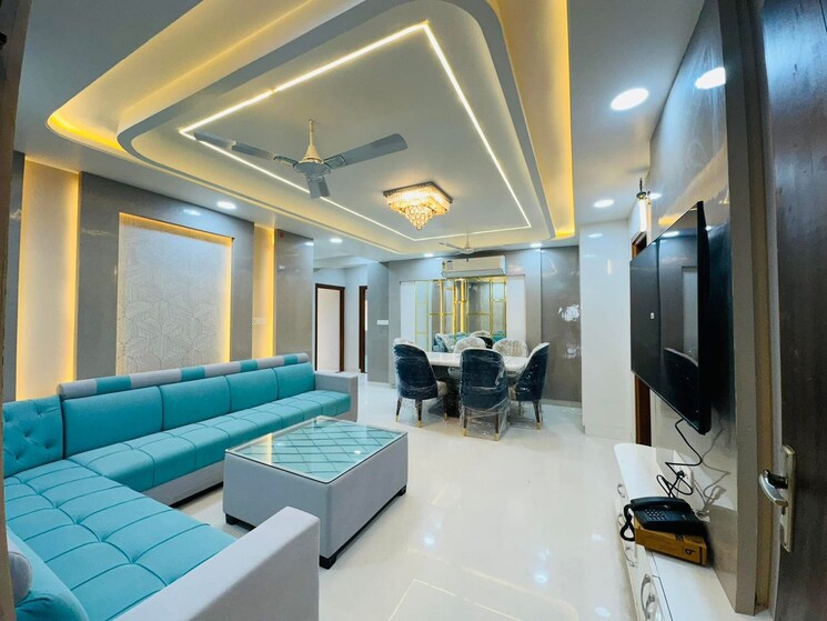 Living Room, mansarovar 3 Bedroom 1520 Sq.Ft. Apartment In Mansarovar Jaipur 8407542
