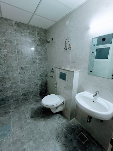 Bathroom in 3 BHK Apartment at Omaxe Royal Residency Faridabad, Sector 79 – for Rent