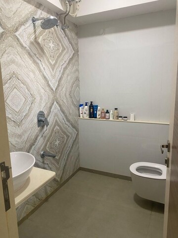 Bathroom in 2 BHK Apartment at Chandak Cornerstone, Worli – for Rent