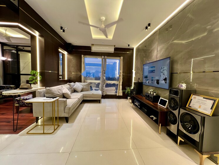 Living Room, rohan-mithila 3 Bedroom 1650 Sq.Ft. Apartment In Viman Nagar Pune 8407458