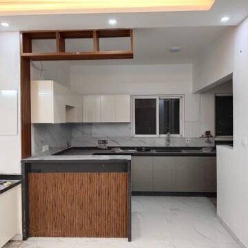 Kitchen in 3 BHK Apartment at Trendsquares Ambience, Thanisandra Main Road – for Rent
