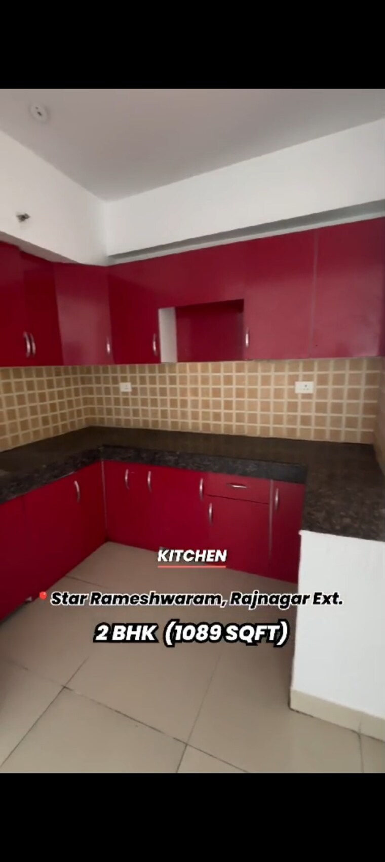 Kitchen, star-rameshwaram 2 Bedroom 1089 Sq.Ft. Apartment In Raj Nagar Extension Ghaziabad 8407765