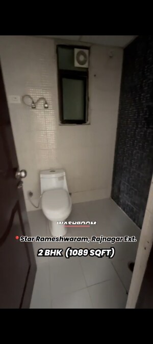 Bathroom in 2 BHK Apartment at Star Rameshwaram, Raj Nagar Extension – for Sale