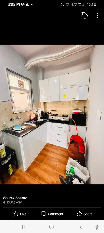 1 BHK Builder Floor For Rent in Saket