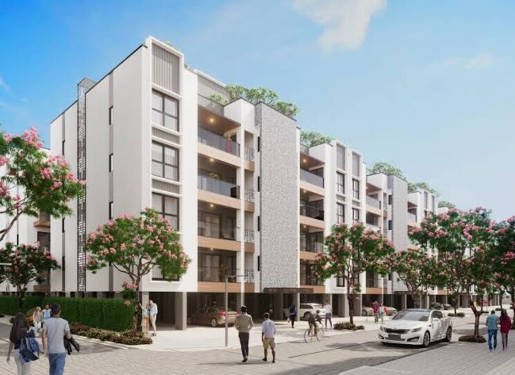 Exterior View, birla-navya 3.5 Bedroom 300 Sq.Yd. Builder Floor In Sector 63a Gurgaon 8408132