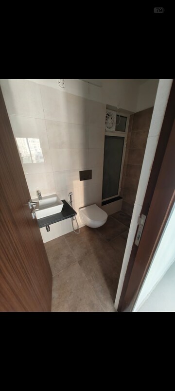 Bathroom in 2.5 BHK Apartment at Omkar Signet, Malad East – for Rent