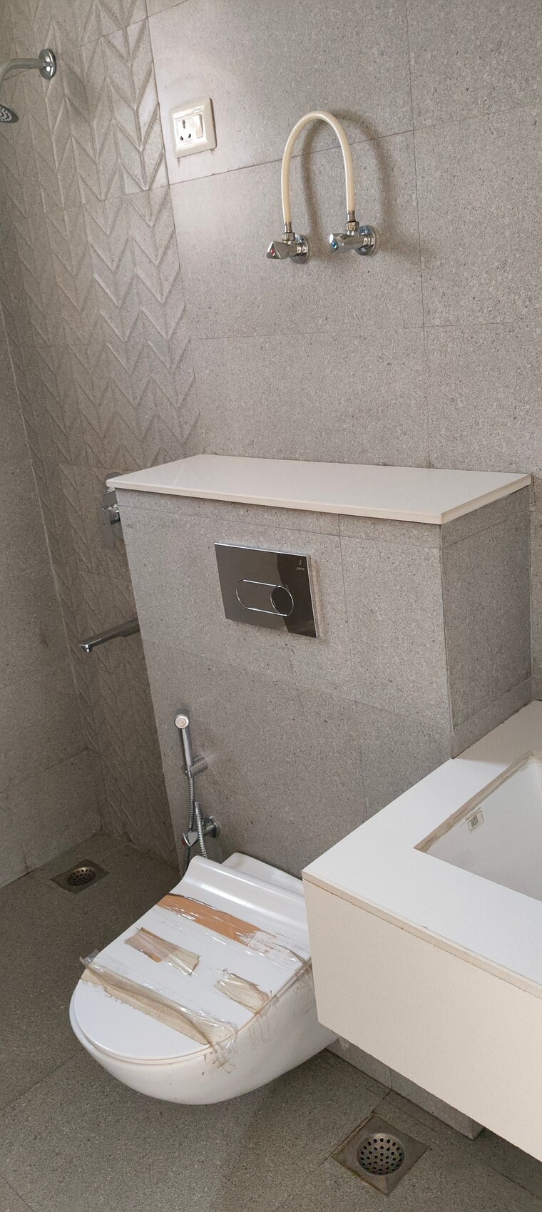 Bathroom, smart-world-gems 3.5 Bedroom 1496 Sq.Ft. Builder Floor In Sector 89 Gurgaon 8408445