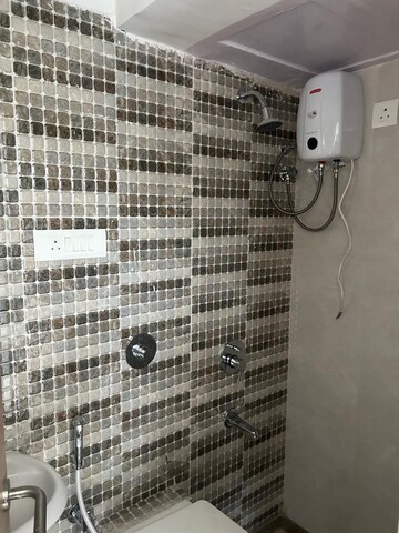 Bathroom in 1 BHK Apartment at Marathon Neo Homes New Phase, Bhandup West – for Rent