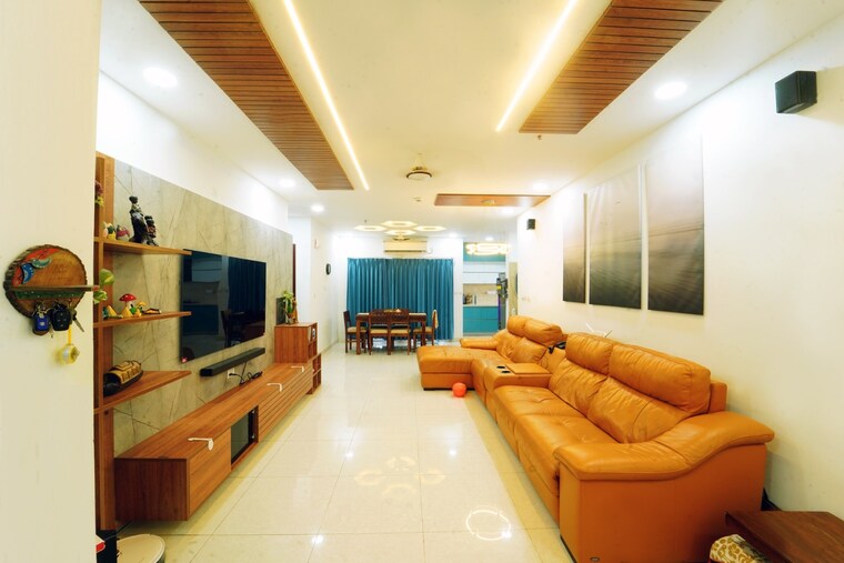 Living Room, prestige-high-fields 3 Bedroom 1742 Sq.Ft. Apartment In Gachibowli Hyderabad 8408545