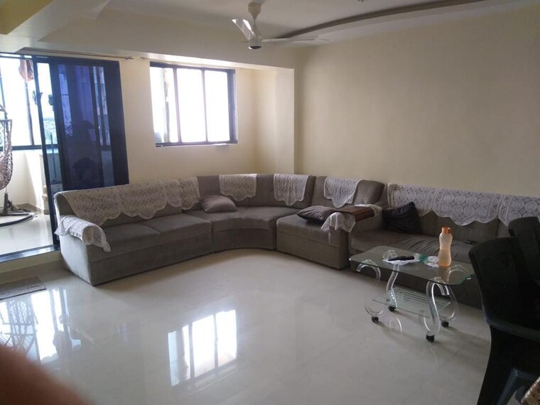 Living Room, shree-yog-vishal-chs 3 Bedroom 1250 Sq.Ft. Apartment In Kopar Khairane Navi Mumbai 8408583