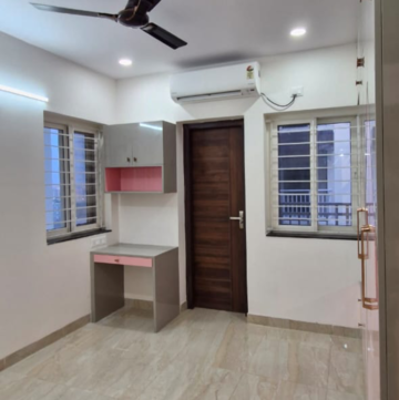 Bedroom in 3 BHK Builder Floor at Kondapur – for Rent