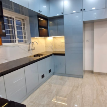 Kitchen in 3 BHK Builder Floor at Kondapur – for Rent