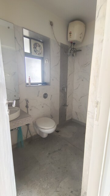 Bathroom in 3 BHK Apartment at Siddhachal Phase 8 Building No. 4 Chs Ltd, Manpada – for Rent