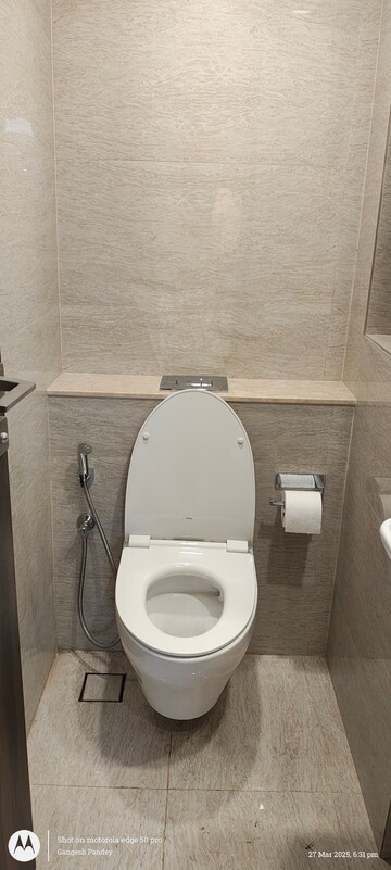 Bathroom in 1 BHK Apartment at Hiranandani Regent Hill, Powai – for Rent