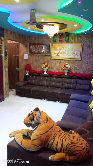 Living Room in 2 BHK Apartment at Ravinanda Trinity, Wagholi – for Sale