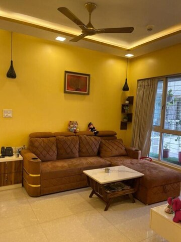 Living Room in 2 BHK Apartment at Lodha Amara, Kolshet Road – for Rent