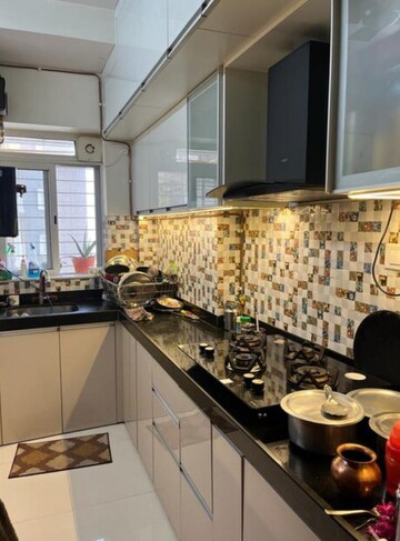 Kitchen in 2 BHK Apartment at Lodha Amara, Kolshet Road – for Rent
