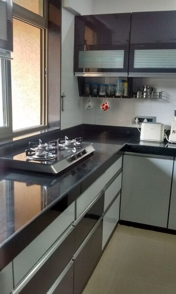 Kitchen in 3 BHK Apartment at Lodha Splendora, Ghodbunder Road – for Sale