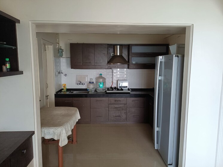Kitchen, brahma-emerald-county 3 Bedroom 1500 Sq.Ft. Apartment In Kondhwa Pune 8409055