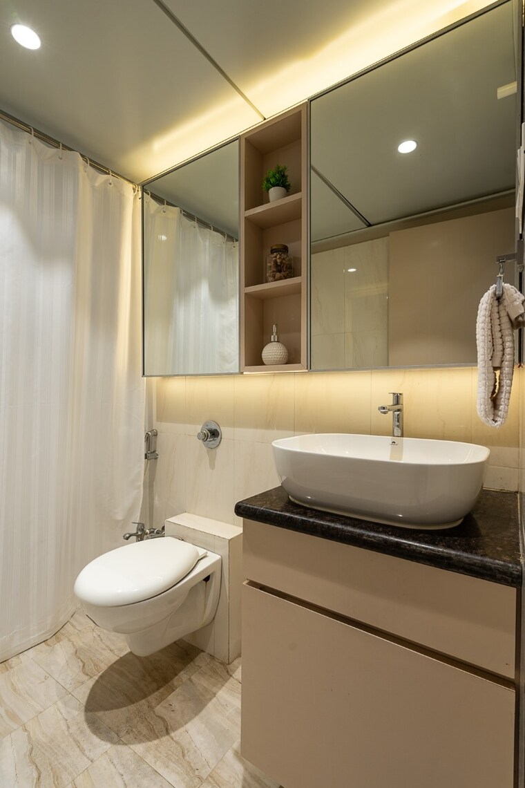 Bathroom, sahajanand-arista 3 Bedroom 1640 Sq.Ft. Apartment In Goregaon West Mumbai 8409083